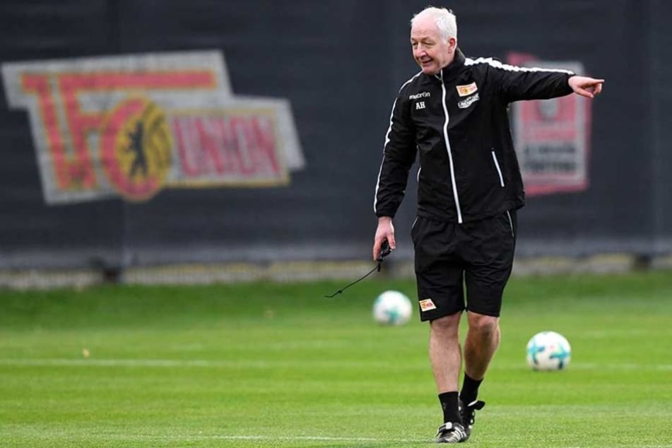 André Hofschneider während des Trainings.