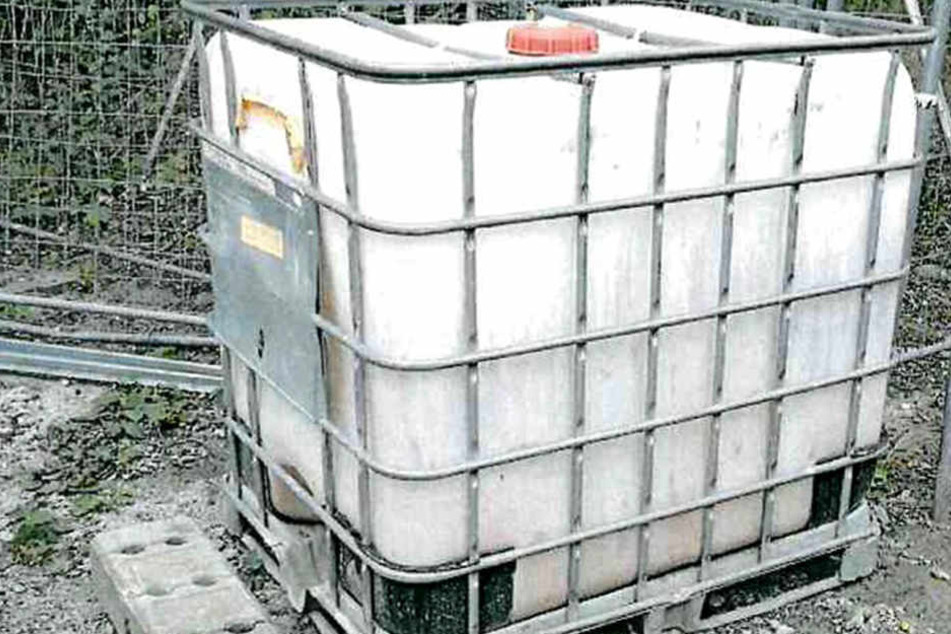 Dieser Wassertank wurde entwendet.