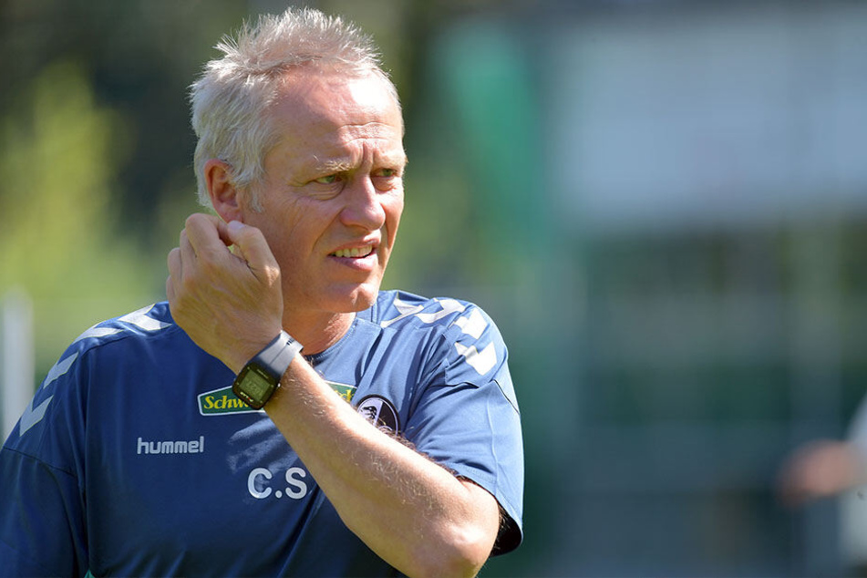 Stellt sich schützend vor Franck Ribéry: Christian Streich (53)