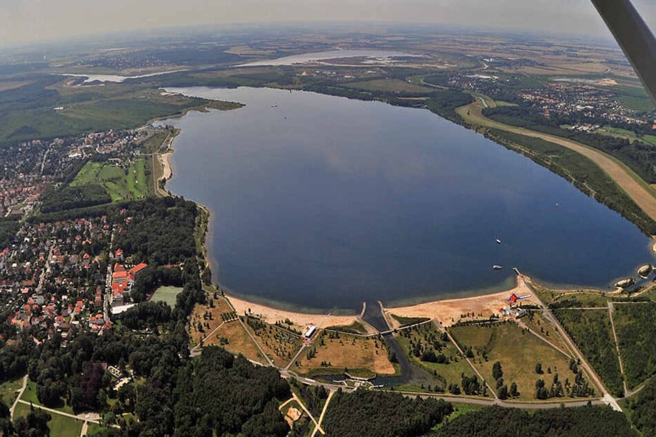 Leipziger Neuseenland: Mit der "Markkleeberger Wasserschlange" wird es erstmal nichts.