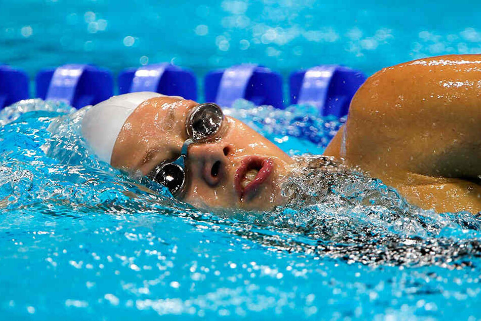 Auch beim Schwimmen war die Dresdnerin erfolgreich. Nach den Paralympics in London gab die den Sport jedoch auf.