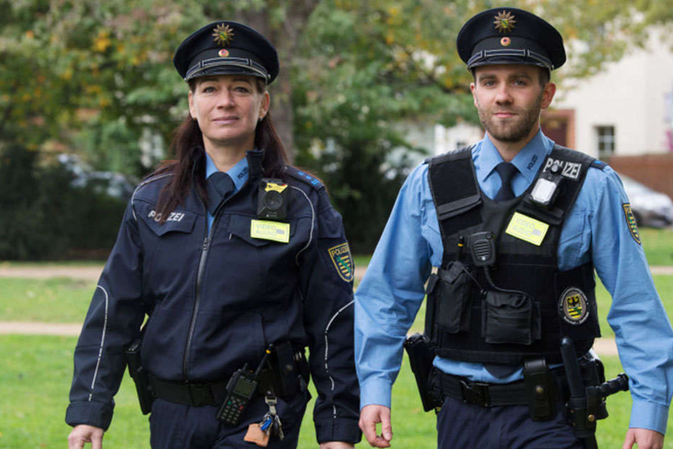 Mit Bodycam ausgerüstet sind nach den Leipziger Polizisten
nun auch die Dresdner der Reviere Nord und Mitte.