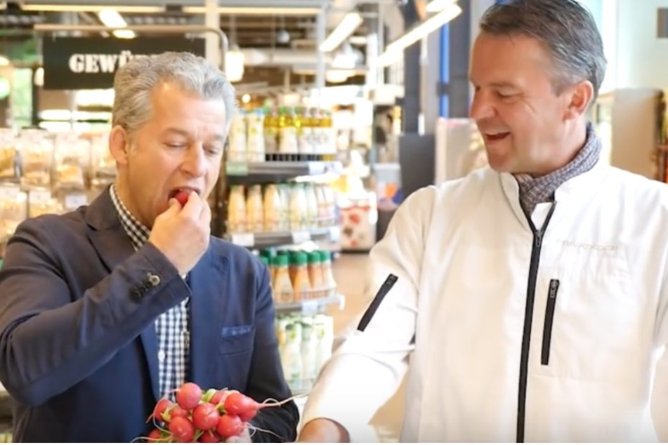 Autor Dr. Peter Ufer (li.) und Privatkoch Kai Kochan.
