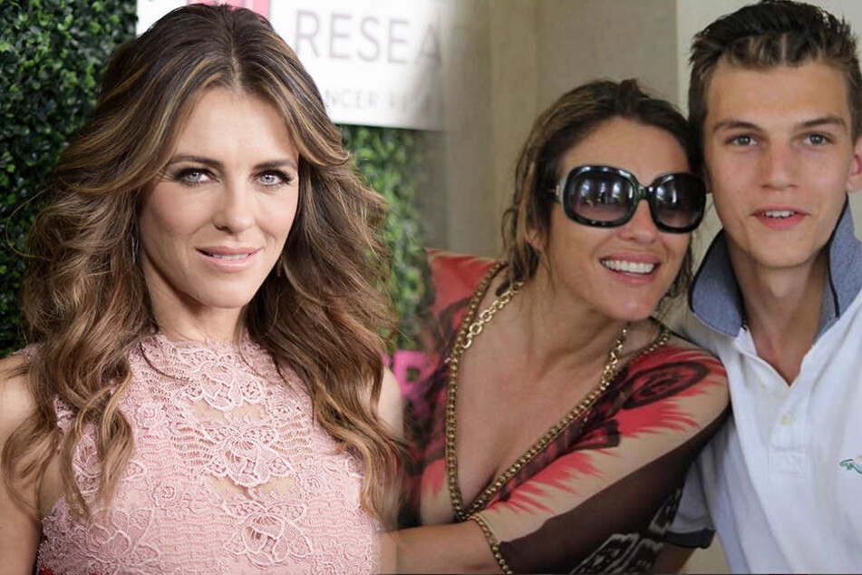 Liz Hurley flog nach den Ereignissen sofort zu ihrem Neffen nach London.