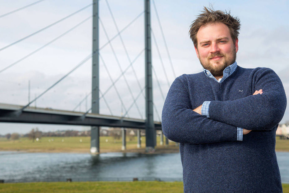 Er geht voran: Juso-Landesvorsitzender Frederick Cordes (30).