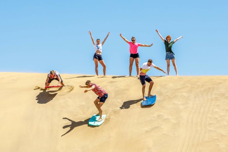 Sandboarden wie beim Werbespot-Dreh? Kein Problem - Feldi schenkt Euch den Ausflug!
