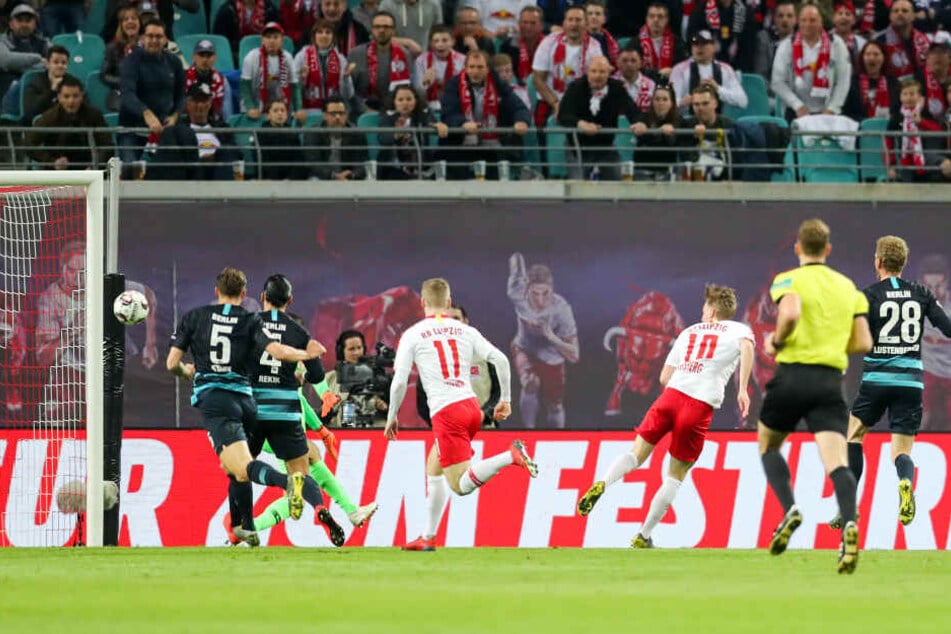 Hertha BSC musste gegen RB Leipzig fünf Gegentreffer einstecken.