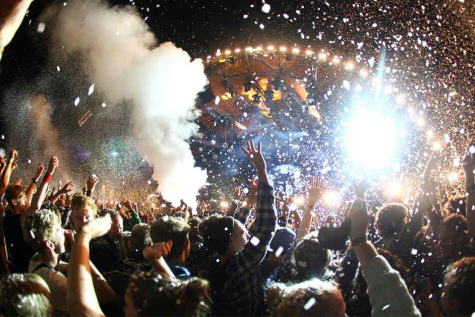 Das Roskilde Festival in Dänemark ist jedes Jahr ein riesen Spektakel.