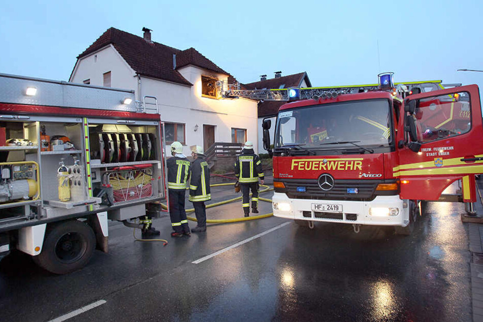 Nach rund 15 Minuten war das Feuer auch schon wieder gelöscht.