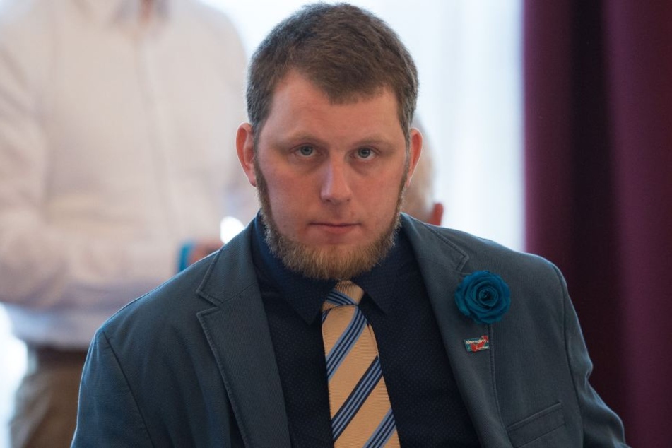 Sagte am Mittwoch als Zeuge aus: Benjamin Przybylla (37), ehemaliger Bundestagskandidat der AfD in Zwickau.