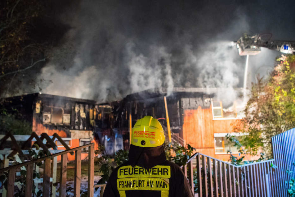 Beim letzten Brand eines Holzgebäudes in Frankfurt wurde eine Kindertagesstätte im Frankfurter Stadtteil Dornbusch zerstört.