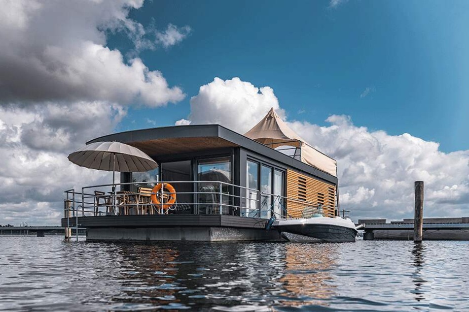 So sollen die "Floating Houses" am Bärwalder See aussehen.