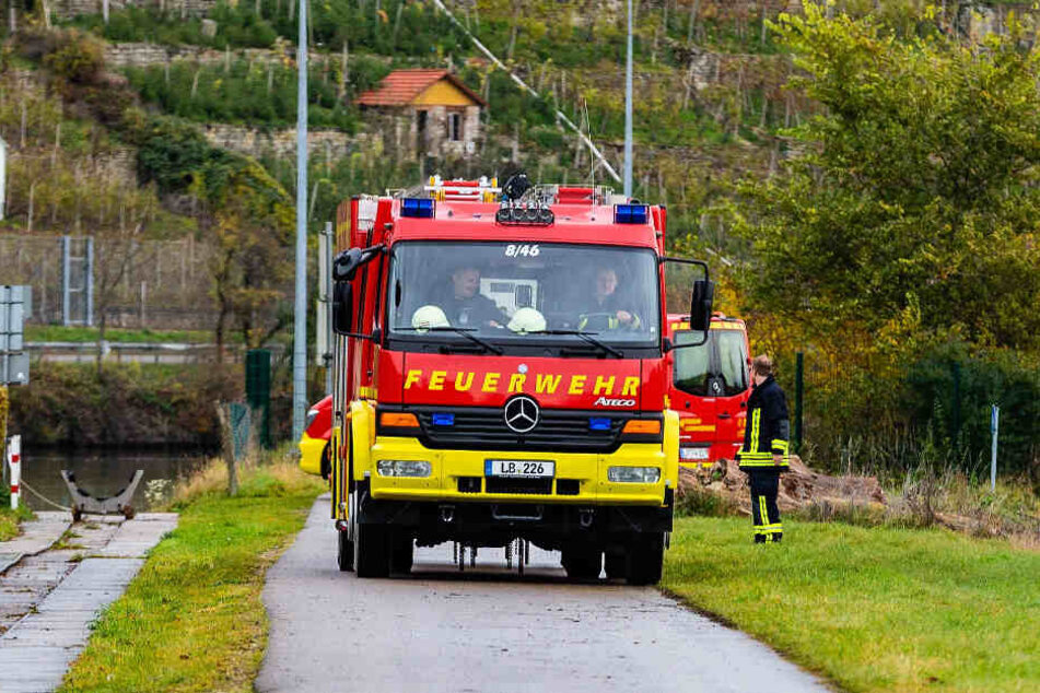 Die Feuerwehr war auch vor Ort.