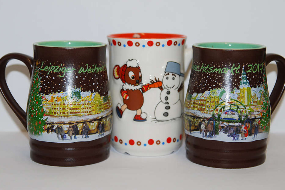 Dieses Design hat die meisten Leipziger überzeugt. Die Buden auf dem Weihnachtsmarkt räumen die neuen Tassen bereits ein.