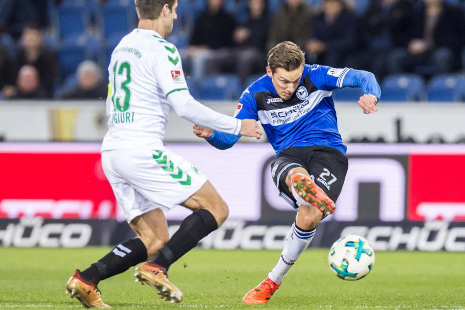 Konstantin Kerschbaumer (re. 25) spielte den ein oder anderen feinen Pass.