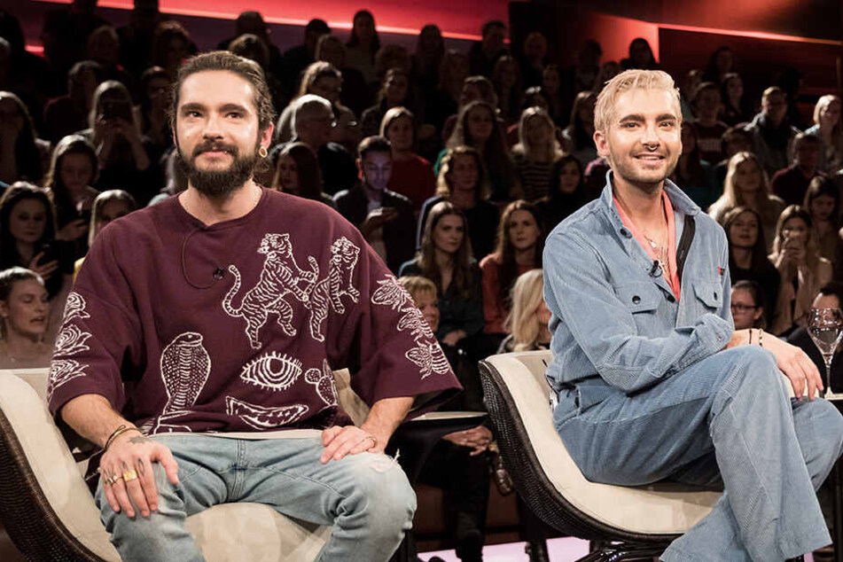 Bill Kaulitz (r) plant den Junggesellenabschied für Bruder Tom.