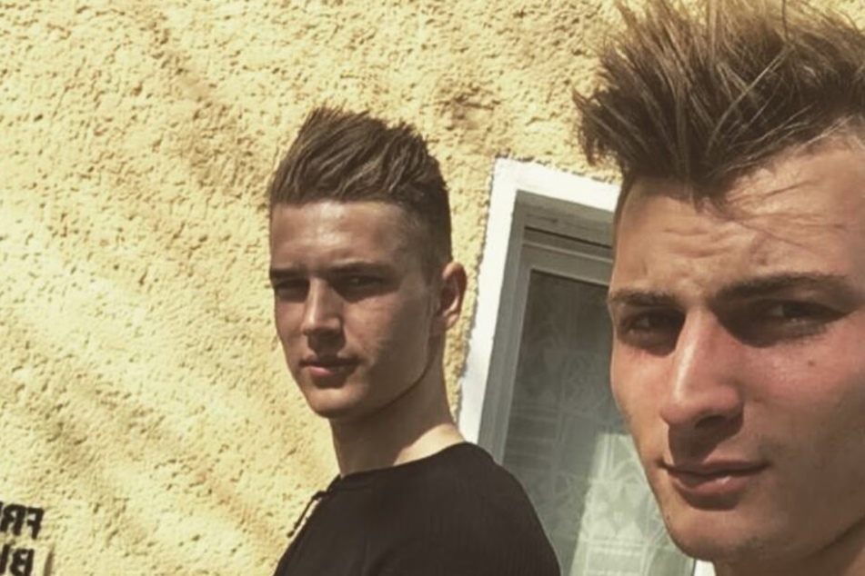 Beste Kumpels: Dennis Srbeny (l.) und BVB-Star Maximilian Philipp spielten zusammen bei Tennis Borussia. (Foto aus 2016)