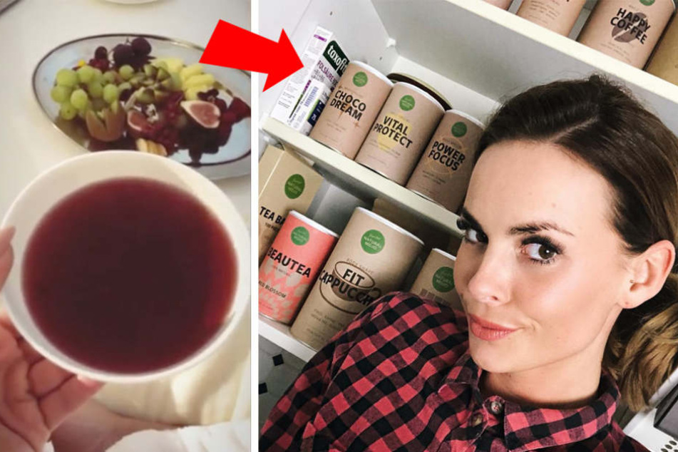 Erst Tee in den Flitterwochen und nun Folsäure-Tabletten im Schrank: Ist Denise etwa schwanger? (Bildmontage)