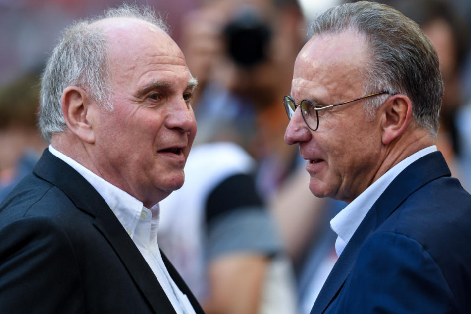Uli Hoeneß (l.) und Karl-Heinz Rummenigge (r.) stehen besonders im Fokus. (Archivbild)