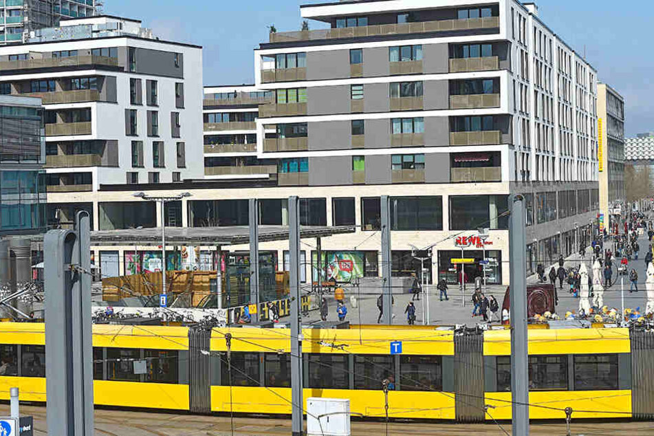 Die letzten leeren Gewerbe-Flächen verschwinden: Das Prager Carée vorm Hauptbahnhof soll bis Sommer voll vermietet sein.