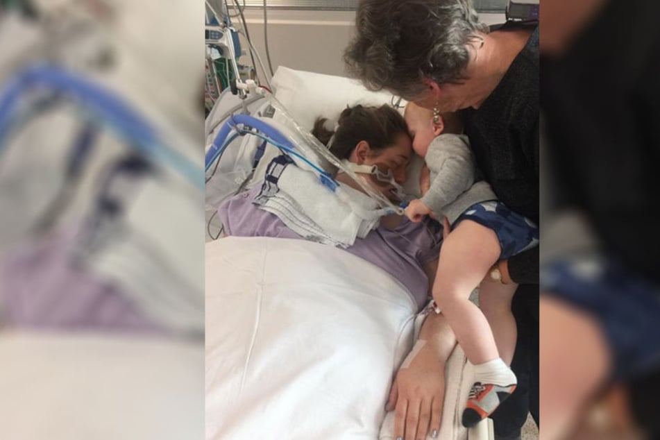 Söhnchen JB musste seiner Mama einen letzten Kuss geben. Danach verstarb sie.