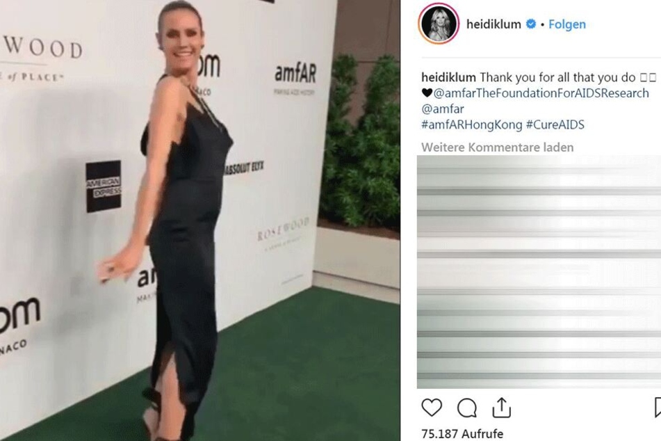 Einmal drehen bitte: Heidi Klum (45) zeigt sich von allen Seiten.