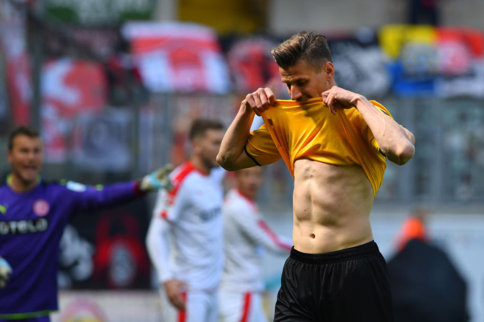 Es war zum Verzweifeln: Bei Dynamo wollten am Sonntag nicht viel gelingen.
