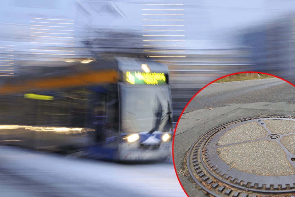 Zum Glück konnte der Fahrer der Straßenbahn schnell genug abbremsen. (Symbolbild)