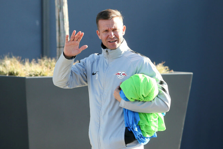 Macht den AbMARSCH nach Salzburg: RB Leipzigs Co-Trainer Jesse Marsch (45).