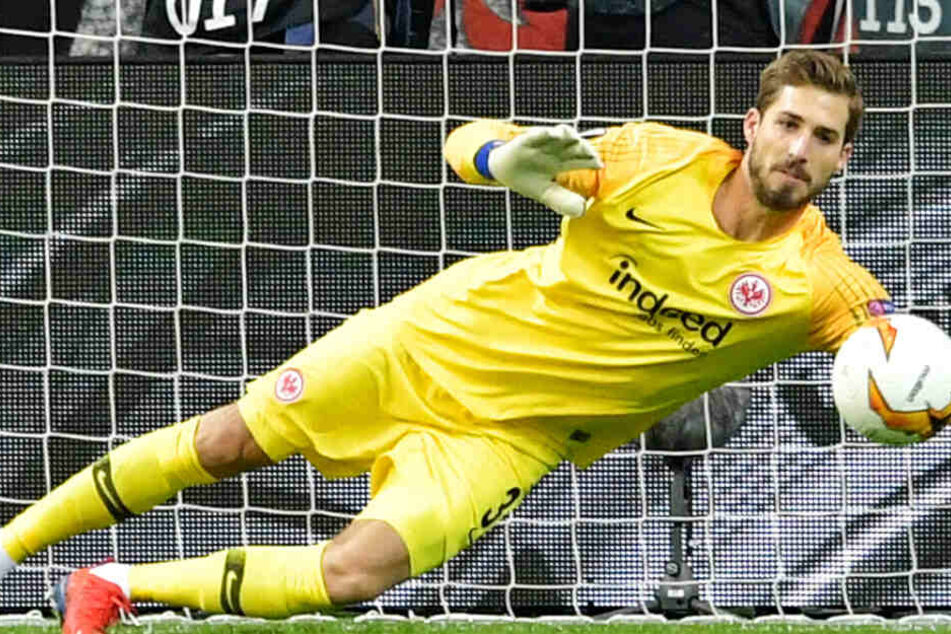 Brozovic von Inter Mailand zielte auf die untere rechte Ecke – doch Trapp (Foto) reagierte blitzschnell.