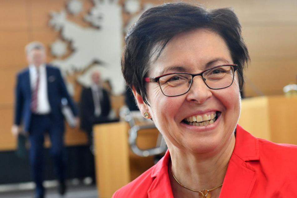 Gut lachen hat zur Zeit Thüringens Finanzministerin Heike Taubert.