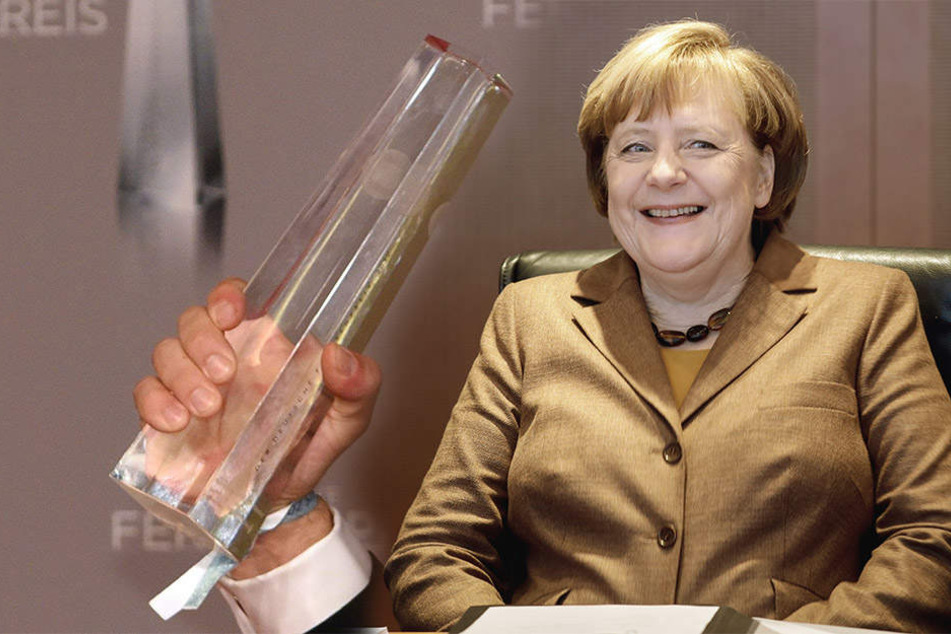 Der "Deutsche Fernsehpreis" wird am 26. Januar in Köln verliehen. Eine MDR-Doku über Bundeskanzlerin Angela Merkel (63, r.) ist nominiert.