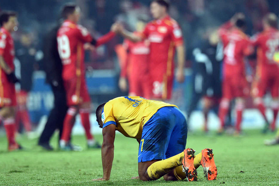 Braunschweig am Boden: Das Hinspiel gewannen die Köpenicker mit 2:0.