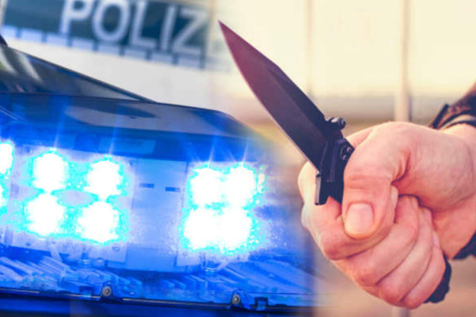 Der Mann bedrohte die Fahrzeuginsassen mit einem Messer, gegenüber den Polizisten verhielt er sich auch aggressiv. (Symbolbild)