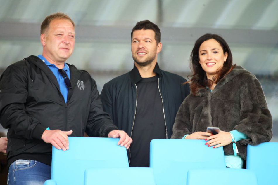 Ex-Nationalspieler Michael Ballack war am Sonntag beim Heimspiel des CFC dabei.