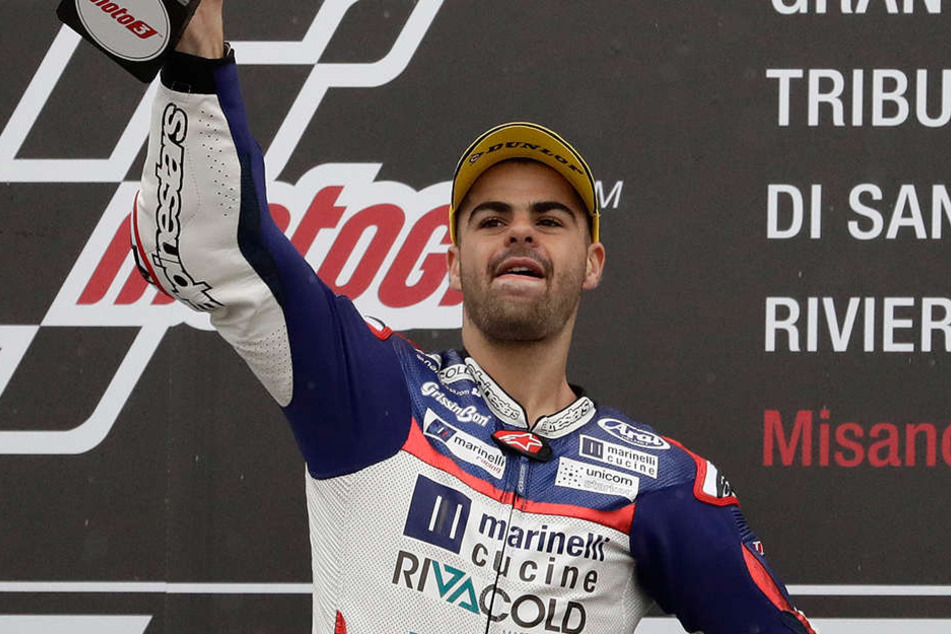 2017 stand Fenati in Misano noch auf dem Podium, diesmal wurde er disqualifiziert.