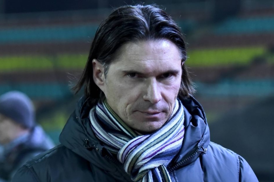 Der Blick von RWE-Coach Thomas Brdaric war genau so, wie seine Jungs spielten: Entschlossen.