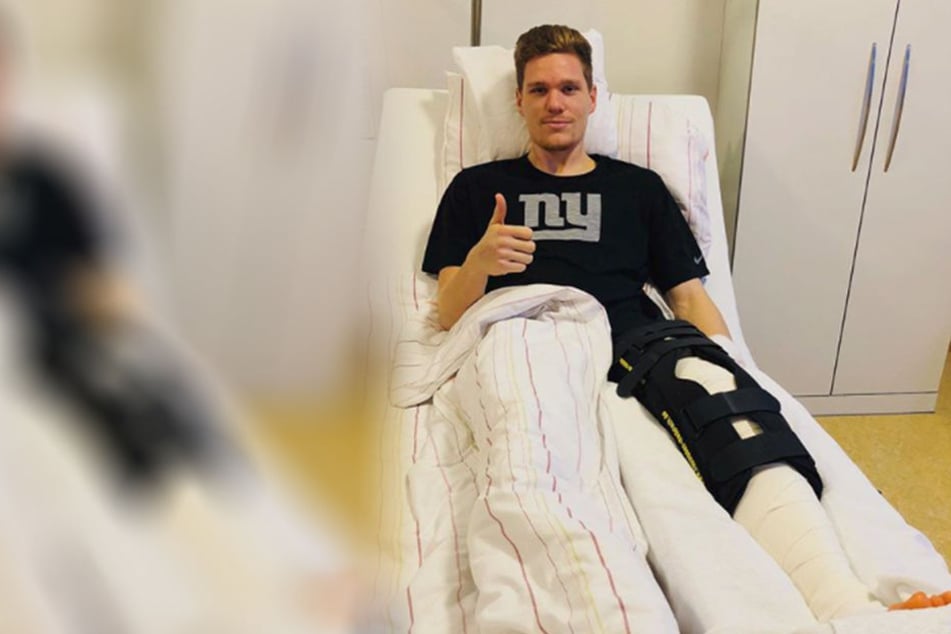 Marcel Halstenberg (26) vermeldet seine erfolgreiche Knie-OP.