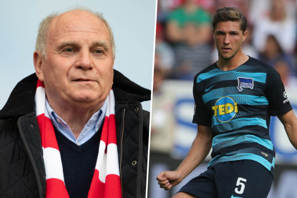 Lässt er den Worten Taten sprechen? Uli Hoeneß (l.) soll Niklas Stark (r.) nach München holen.