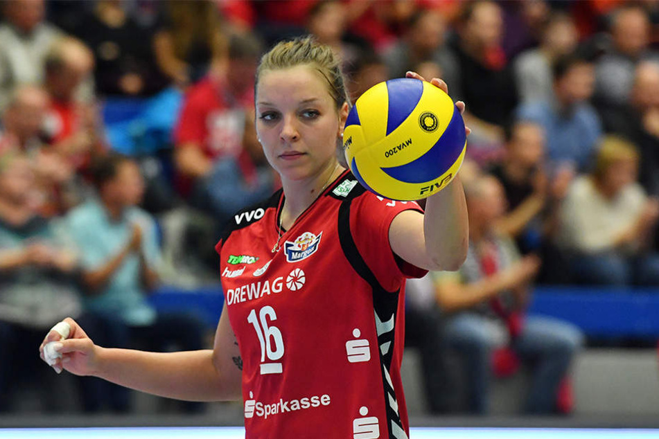 Gegen den VCO Berlin gelang dem Team um Katharina Schwabe ein 3:1-Sieg.