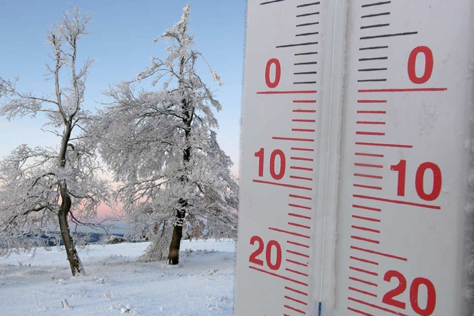 Mit Minus 20,4 Grad war es in Thüringen am kältesten.