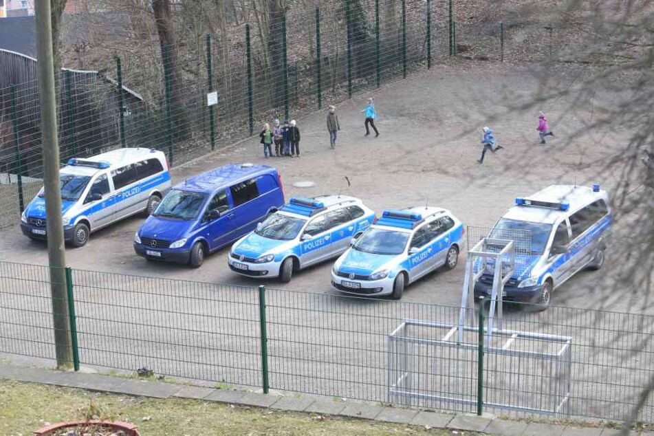 Die Polizei ist vor Ort.