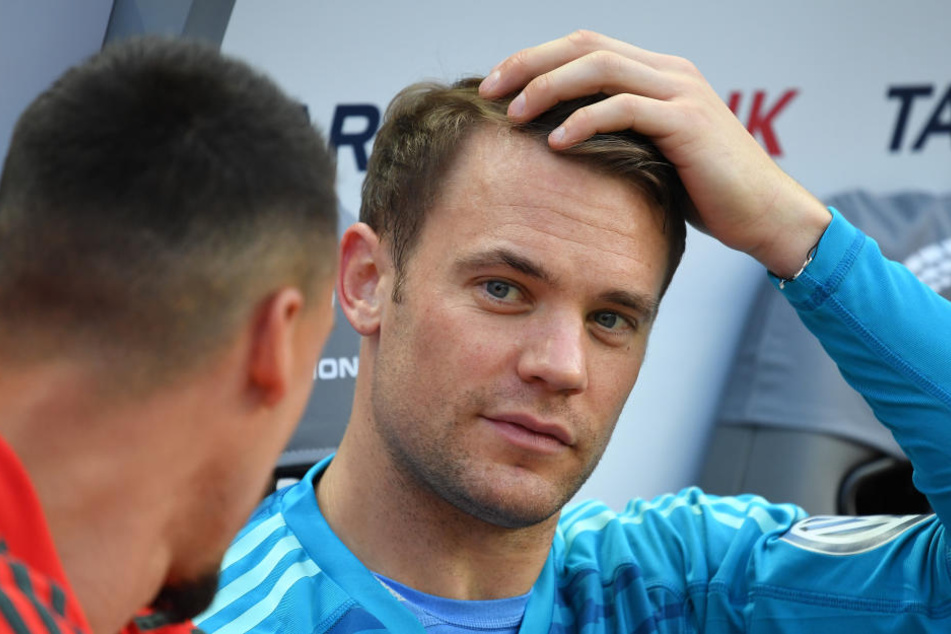 Manuel Neuer freut sich aufs Training mit seinen Jungs.