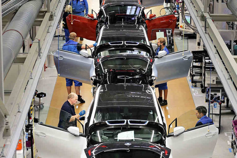 Das BMW-Werk in Leipzig läuft derzeit auf Hochtouren!