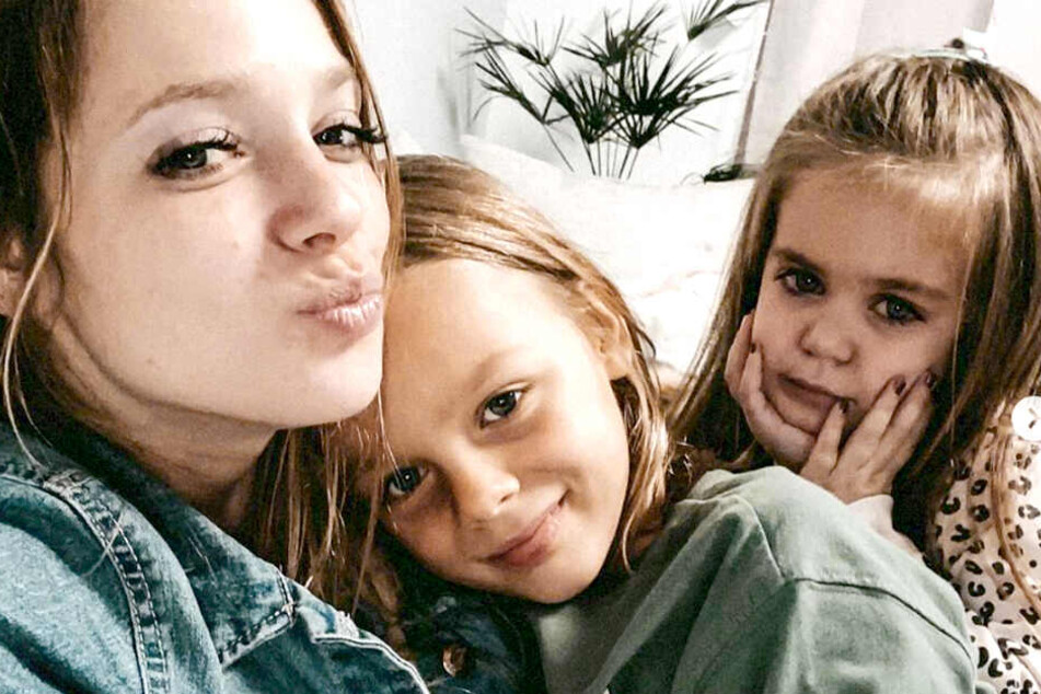 Anne Wünsche (28) möchte ihrer achtjährigen Tochter Miley (m.) drei Ratten schenken.