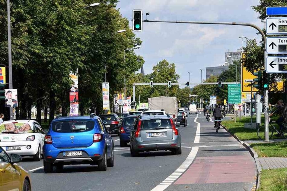 In der Dresdner Innenstadt kann das Autofahren schon einmal zur Qual werden. Sollte es aber nicht.
