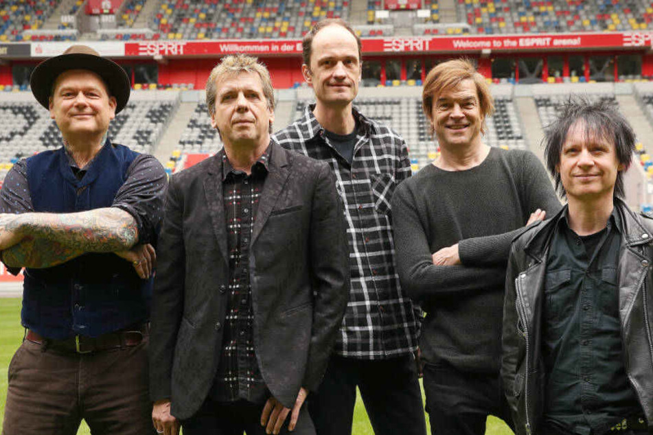Die Mannen um Campino (2.v.r.) freuen sich auf das Tour-Finale in Düsseldorf.