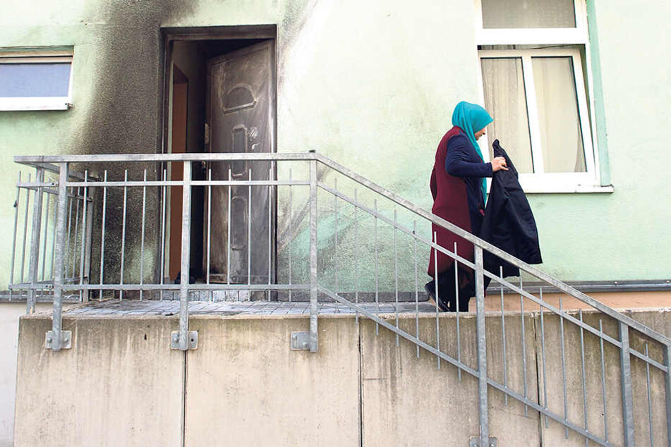 Nur mit Glück wurde beim Anschlag auf die Moschee niemand verletzt.