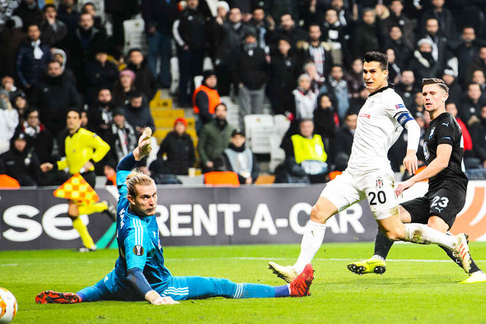 Spielte in dieser Saison erst fünf Mal zu Null: Besiktas-Keeper Loris Karius (l.).