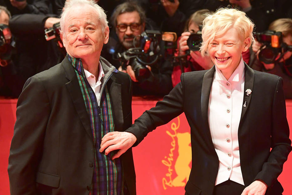 Bill Murray und seine Schauspiel-Kollegin Tilda Swinton.